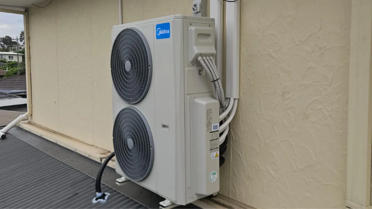 Midea split system air conditioning installation